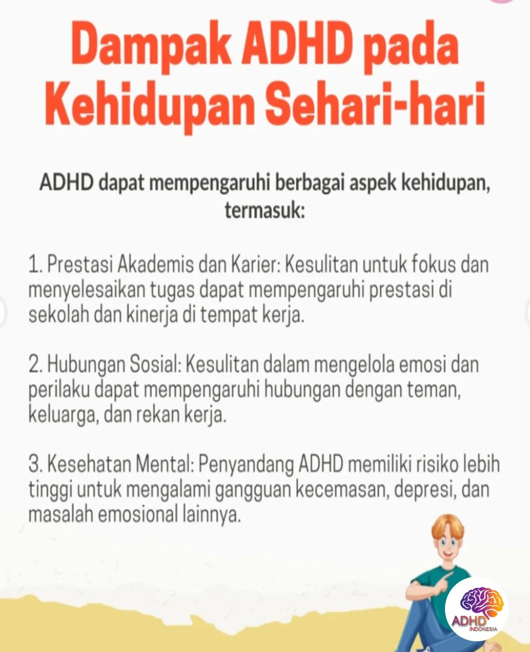 ADHD dan Hubungan Sosial Anak di Lingkungan Sekolah di Kabupaten Penukal Abab Lematang Ilir