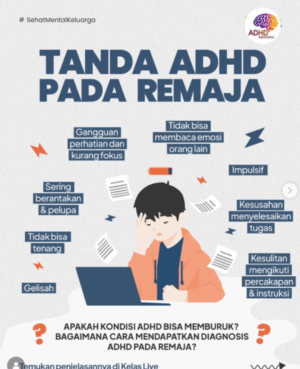 Screening ADHD Non-Diagnostik: Edukasi Awal bagi Orang Tua di Kabupaten Penukal Abab Lematang Ilir